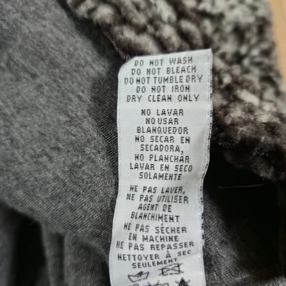 Altar'd State Women's Sherpa Jacket Size Small Black 1/4 Zip Casual Oversized - Picture 7 of 7